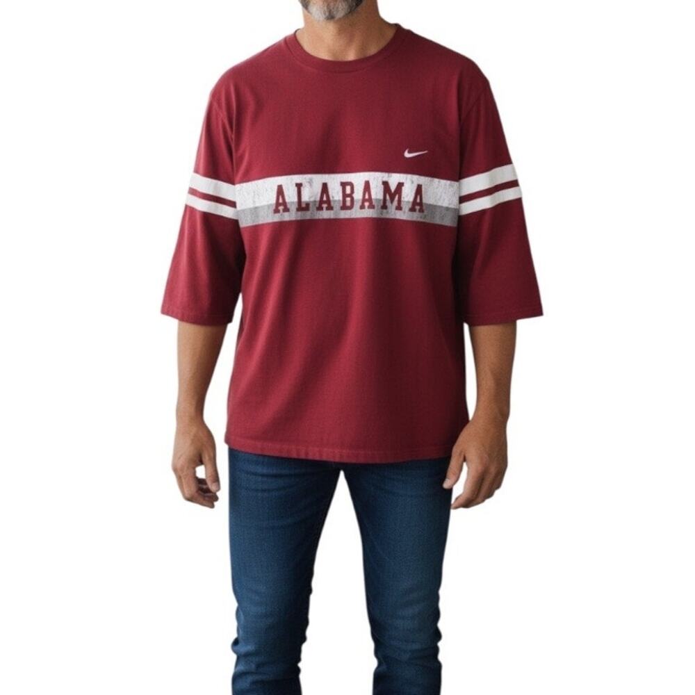 Nike Alabama Crimson Tide jersey style varsity T-shirt small